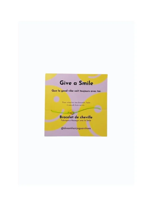 Bracelet D'amitié Give A Smile