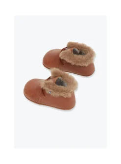 Chaussons En Cuir Souple
