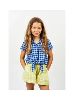 Chemise Noeud Carreaux Double Gots
