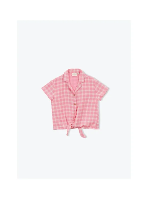 Chemise Noeud Carreaux Double Gots