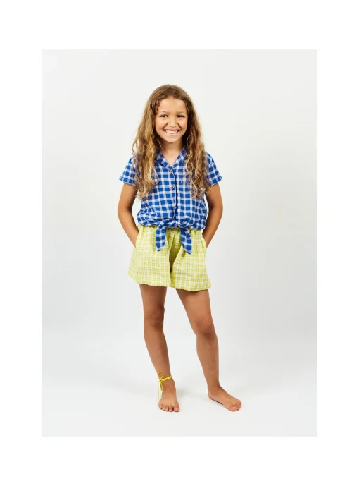 Chemise Noeud Carreaux Double Gots