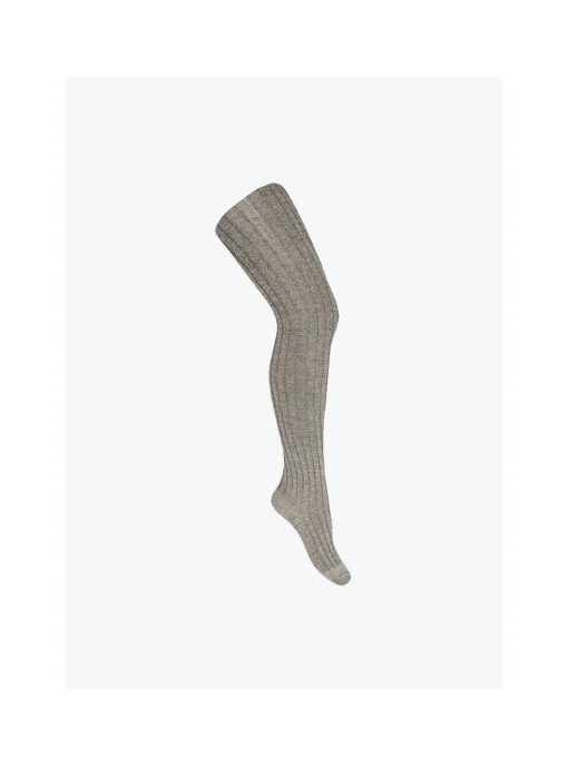 Collants Côtelées Fil Brillant