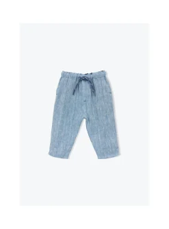 Pantalon Bébé Lin Chiné