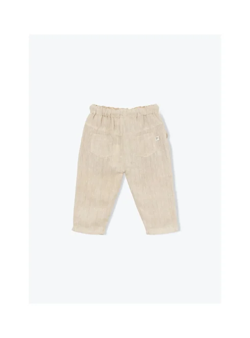 Pantalon Bébé Lin Chiné
