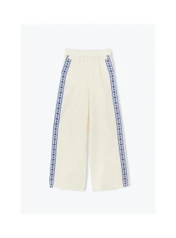 Pantalon Femme Broderie