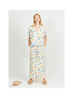 Pantalon Femme Motif Ocean