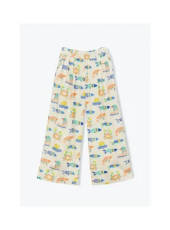 Pantalon Femme Motif Ocean
