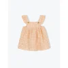 Robe Bretelles Bébé Carreaux