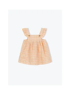 Robe Bretelles Bébé Carreaux