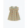 Robe Collerette Bébé Fleurs