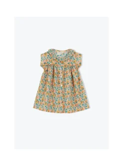Robe Collerette Bébé Fleurs
