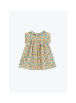 Robe Collerette Bébé Fleurs