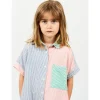 Robe Mini Rayures Tricolore