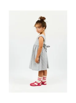 Robe Sans Manches Mini Rayures