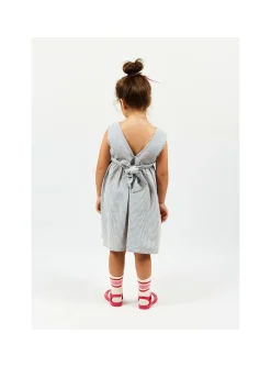 Robe Sans Manches Mini Rayures