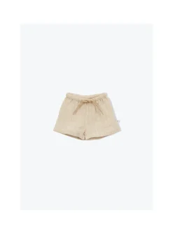 Short Bébé Lin Chiné