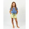 Short Fluide Petits Carreaux
