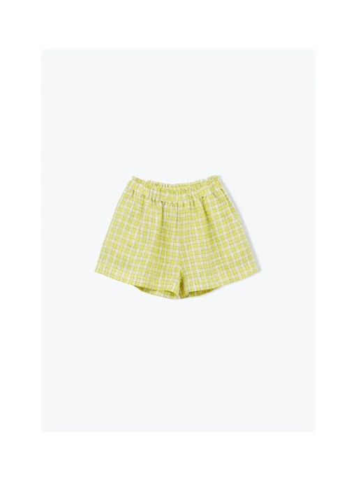 Short Fluide Petits Carreaux