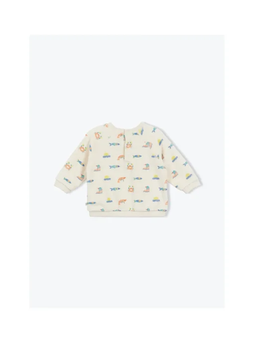 Sweat Bébé Eponge Poisson
