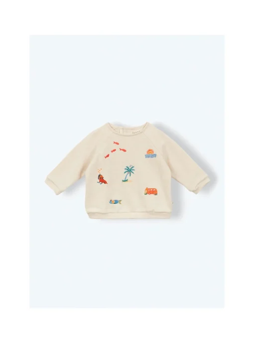 Sweat Bébé Multi Broderies
