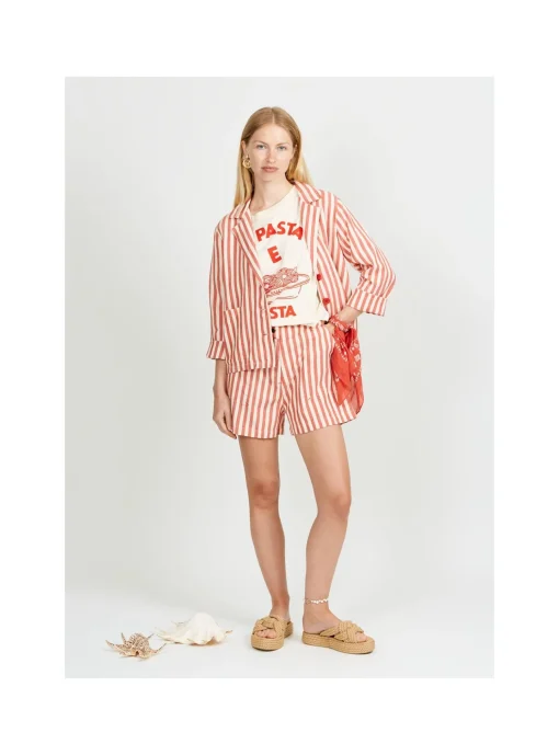 T-shirt Femme Pasta E Basta