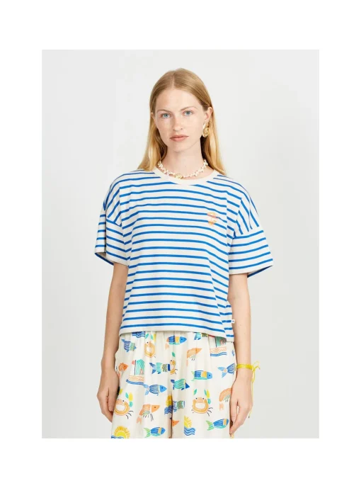 T-shirt Rayures Femme