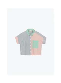 Chemise Mini Rayures Tricolore