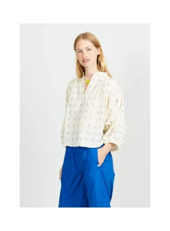 Chemisier Femme Plumetis Gots