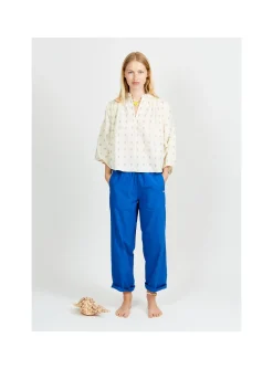 Chemisier Femme Plumetis Gots