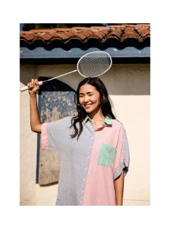 Robe Femme Mini Rayures